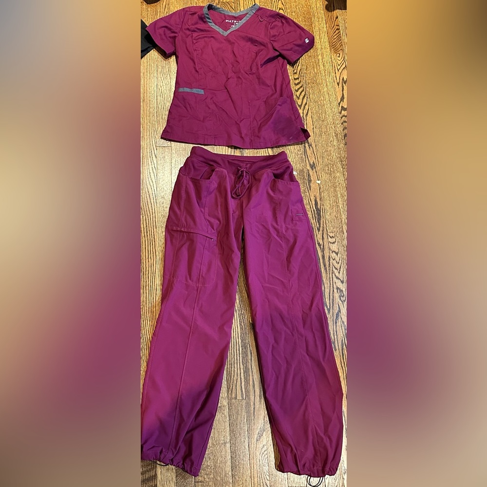 Purple Scrubs Set